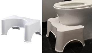 U-Shaped Bathroom Stool