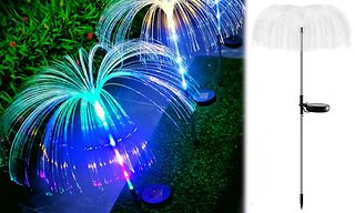 Solar Colourful Optical Fiber Jellyfish Garden Light