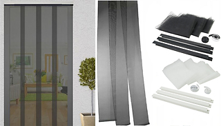 Set of 3 Mesh Insect Net Curtains - 2 Colours