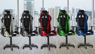 Nitro Racing Faux Leather Reclining Gaming Chair - 5 Colours