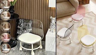 Acrylic Swivel Stool - 5 Colours