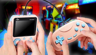 1 or 2 Retro-Style Handheld Game Consoles - 4 Colours