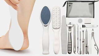 14-Piece Exfoliating Foot Care Pedicure Set