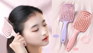 Vented Hair Detangling Hair Brush - 2 Colours!