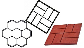 Garden Pavement Cement Mould - Hexagon or Square