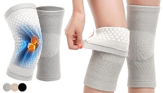 Pair of Self Heating Support Knee Pad - 3 Colours & 3 Sizes