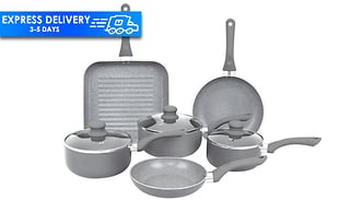 9-Piece Aluminium Home Induction Cookware Pan Set