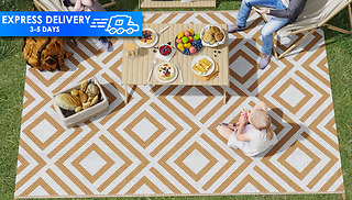 Large Patterned Outdoor Rug