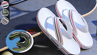 Men's Beach Anti-Slip Flip-Flop Sandals - 3 Colours & 6 Sizes