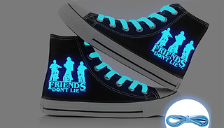 Stranger Things-Inspired Luminous Trainers - 8 Sizes