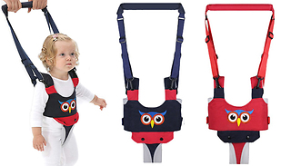 2-in-1 Baby Walking Harness with Removable Crotch Band - 2 Colours