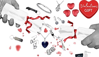 Clear Crystal Valentine's Day Couples Crackers - 3 Options