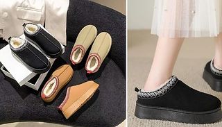 Plush Thick-Soled Woolly Slippers - 3 Sizes, 7 Sizes 