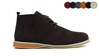 Men's Suede Desert Boots - 7 Colours & 5 Sizes