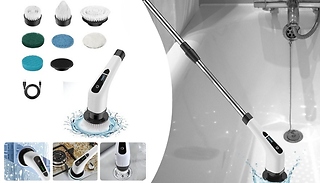 7-in-1 Telescopic Electric Spin Cordless Scrubber