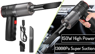 Handheld Cordless Car Vacuum Cleaner - 13000pa Suction