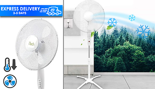 16-Inch Oscillating 3-Speed Pedestal Fan