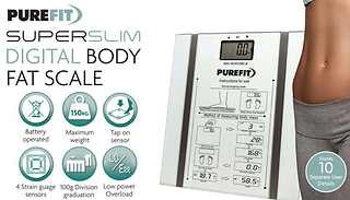 Pure Fit Slim Digital Body Fat Scales