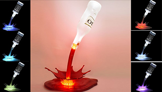 Wine Pouring Bottle Lamp - 2 Colours