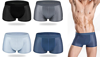 4-Pack of Men's Boxer Shorts - 6 Sizes