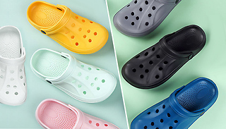 Unisex Breathable Waterproof Cushioned Clogs - 7 Colours & 9 Sizes 