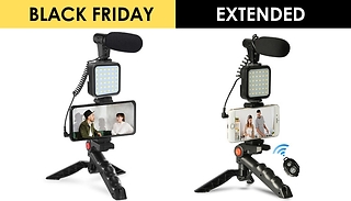 5-Piece Phone Filming Kit With Tripod, Microphone & Bluetooth Remote