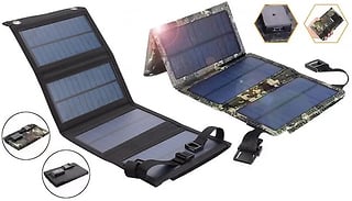 XL Waterproof Folding Solar Panel Portable Charger!