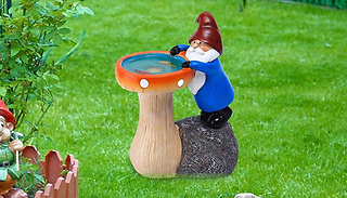 Solar LED Gnome Pond Garden Statue
