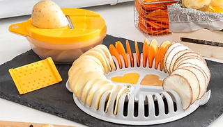 Microwave Oven Baked Potato Crisps Maker Set