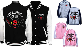 Stranger Things-Inspired Bomber Jacket - 4 Colours & 6 Sizes