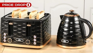 HOMCOM Kettle and Toaster Set - 2 Colours
