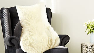 Lumbar Back-Support Woollen Posture-Pillow - 1 or 2