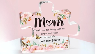 Acrylic Puzzle Piece Love Letter Decoration - 9 Options!