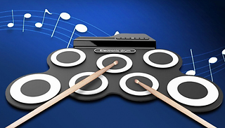 7 Pad Electronic Folding Drum Kit