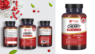 200 Montmorency Cherry Added with Black Cherry 3100mg Supplement Capsu ...