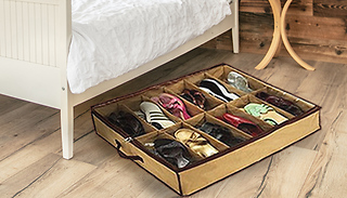 12-Compartment Shoe Storage Bag