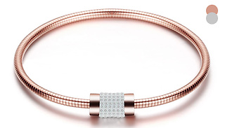 1 or 2 Swarovski Crystal Pave Bangles - 2 Colours