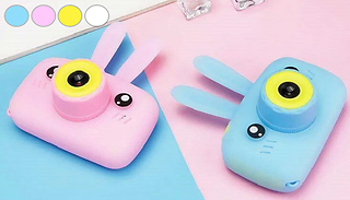 Kids' Bunny-Ears Digital USB Camera - 4 Colours