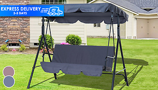 3-Seater Garden Swing Chair - 2 Colours
