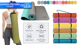 Anti-Skid Yoga Mat - 13 Colours