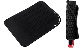 2-in-1 Glamza Silicone Heat Protection Mat & Straightener Case - 1 or ...