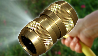 Solid Brass 1/2-Inch Hose Repairer