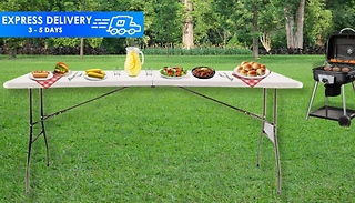 6ft Folding Heavy Duty Trestle Table - 2 Designs