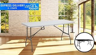 6ft Folding Heavy Duty Trestle Table - 2 Designs