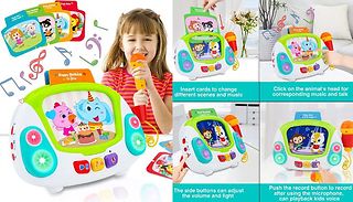 Toy Karaoke Machine with Recording Function