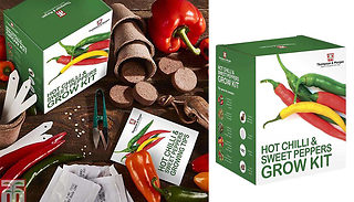 Red Hot Chilli & Sweet Pepper Seed Grow Kit
