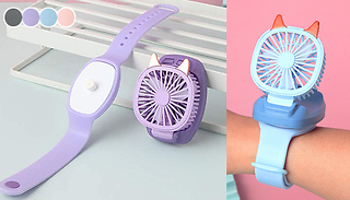 USB Portable Mini Watch Fan - 4 Colours