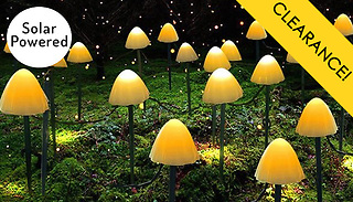 Solar Enchanted Mushroom Lights - 2 Colours & 3 Sizes!