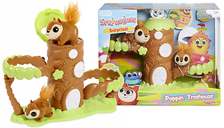 Springlings 'Surprise Poppin' Treehouse' With 2 x Plush Toys