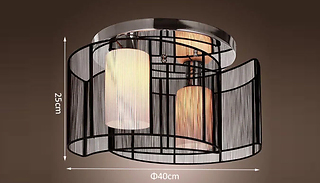 HomCom Ceiling Chandelier Light